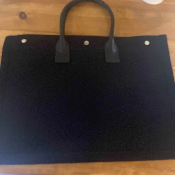 Saint Laurent Rive Gauche Cabas Canvas tote - Picture 2 of 8